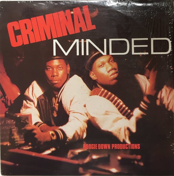 Boogie Down Productions ‎– Criminal Minded (LP Album)